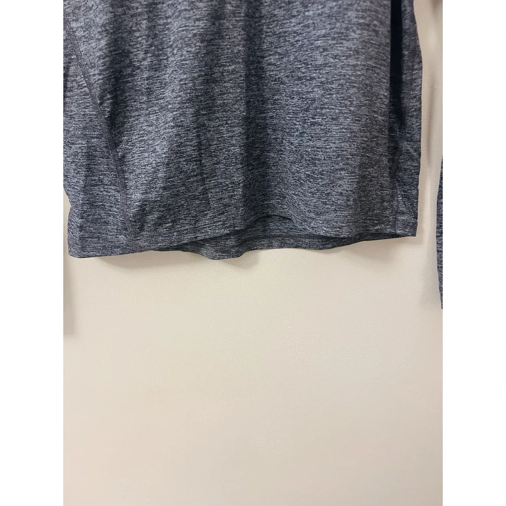 Nike Running Pullover Women S Gray Dri-Fit 1/4 Zip‎ Long Sleeve Athletic Top